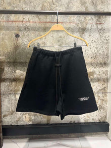 Black Cotton Shorts