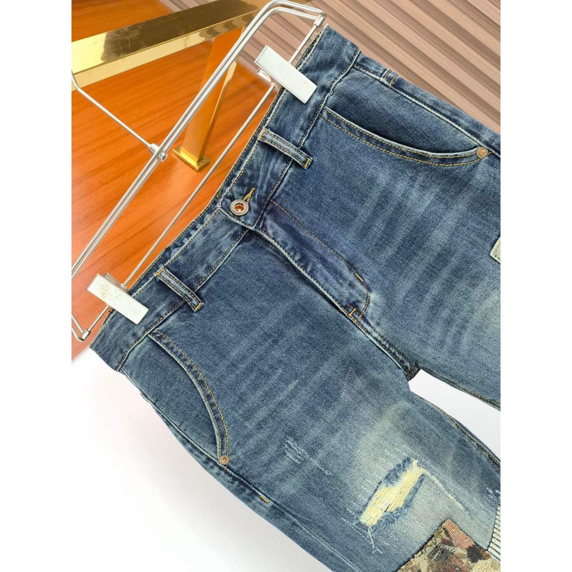 Blue Ripped Jeans