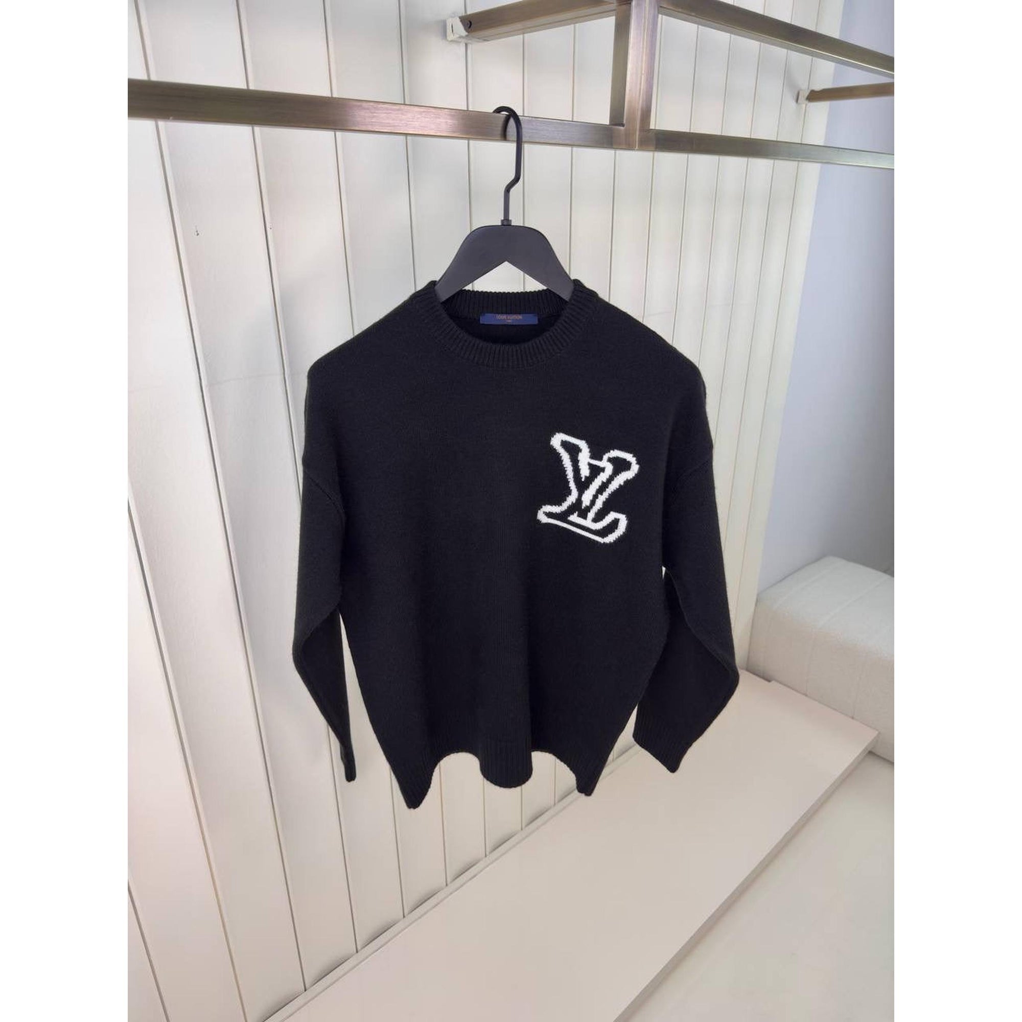 Black & Brown Knitted Sweater