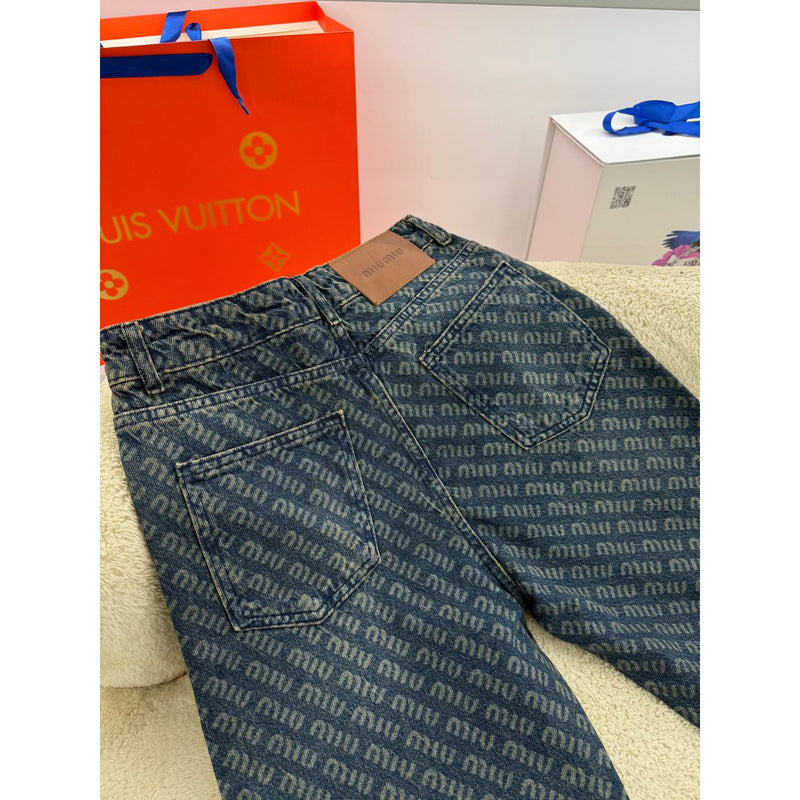 Women Monogram Jeans