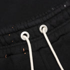 Black Cotton Track Pants