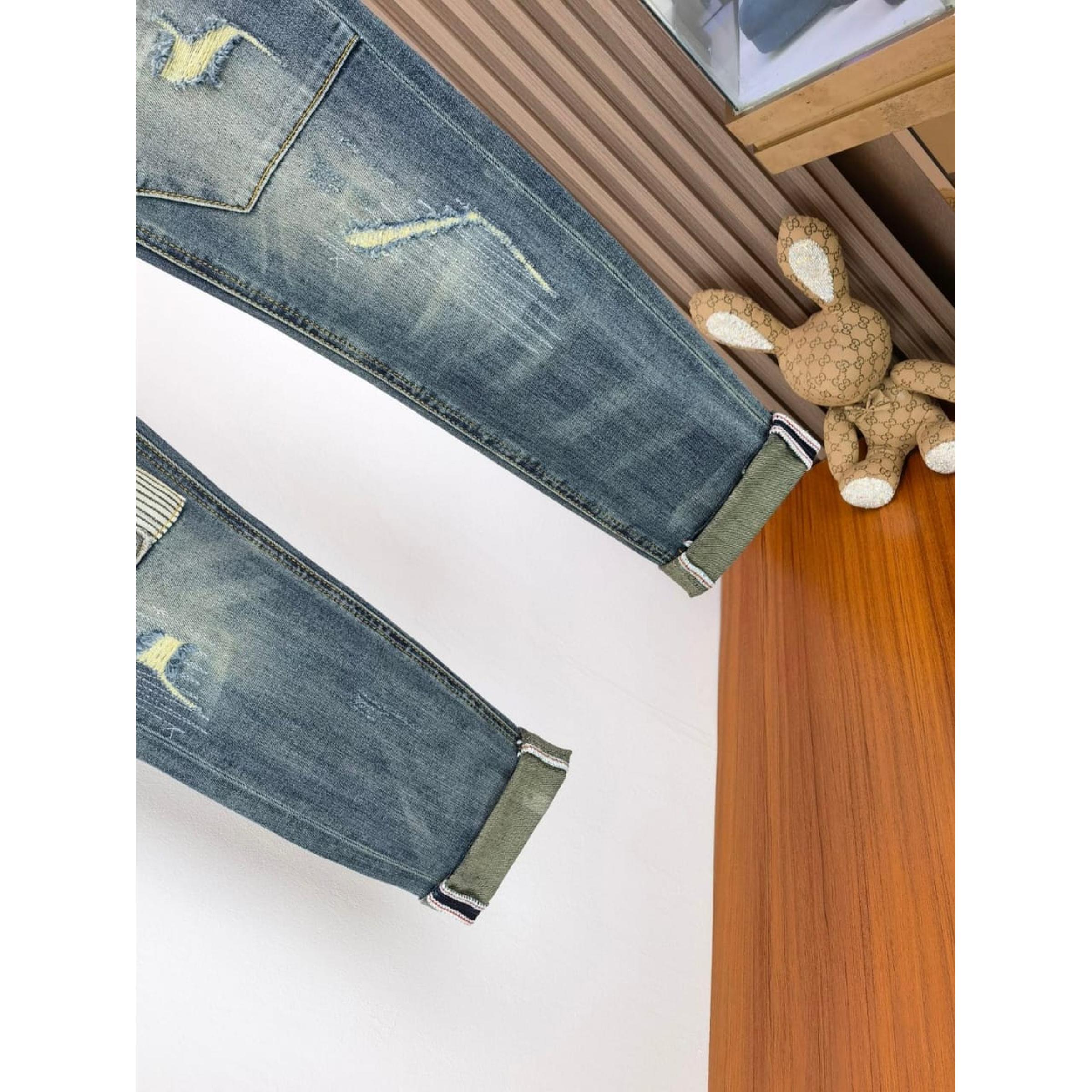 Blue Ripped Jeans