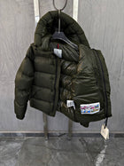 Dark Green Puffer Jacket