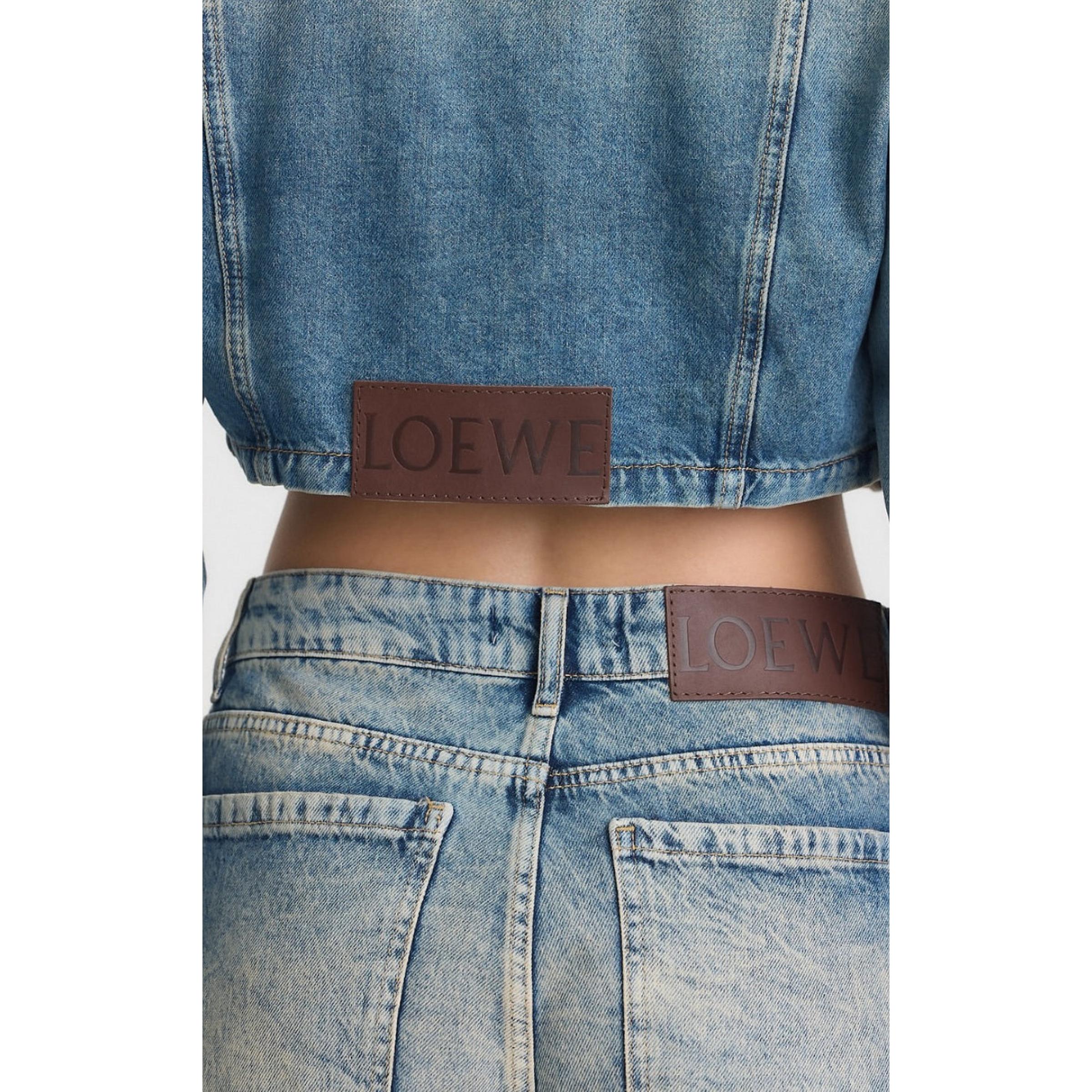 Women Premium Denim Jacket with Logos