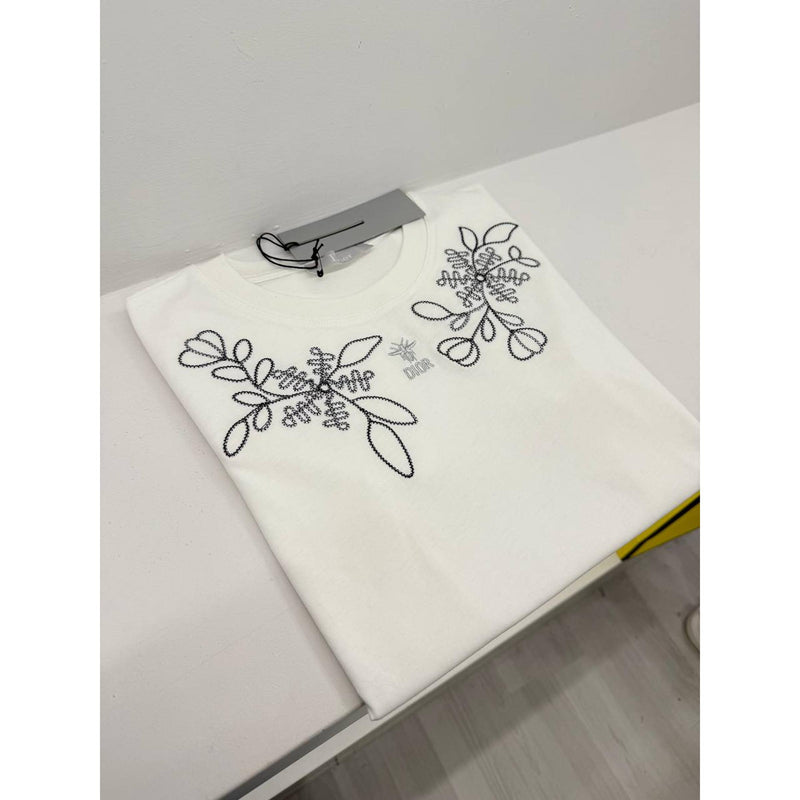 White Cotton Women T-shirt