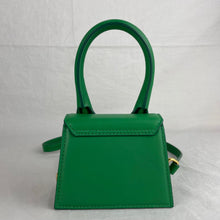 Green Real Leather Women Mini Bag