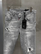 Light Grey Ripped Jeans