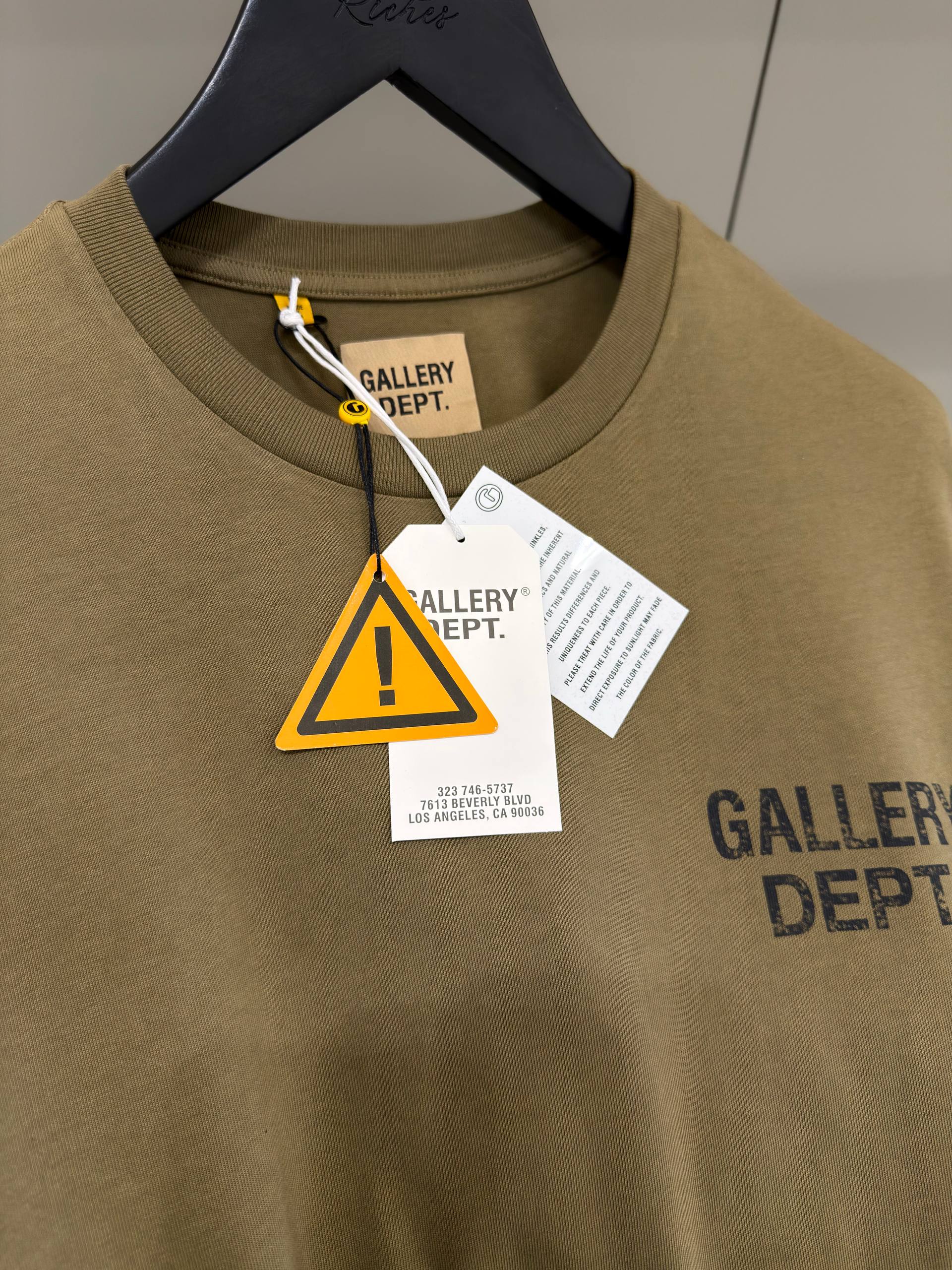 Military Green Cotton T-shirt