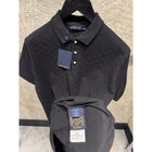 Black Monogram Polo T-shirt