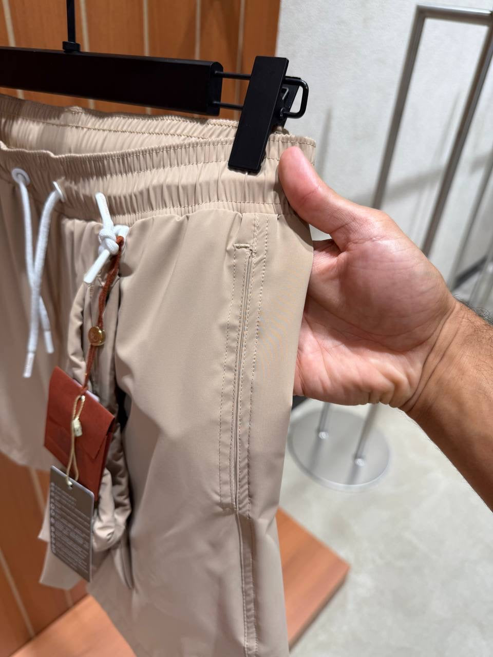 Cream Swim Shorts