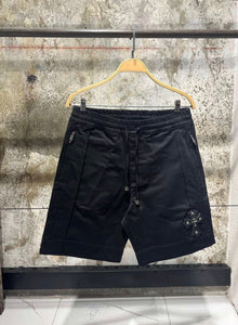 Black Cotton Shorts