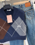 Dark Blue Women Sweater