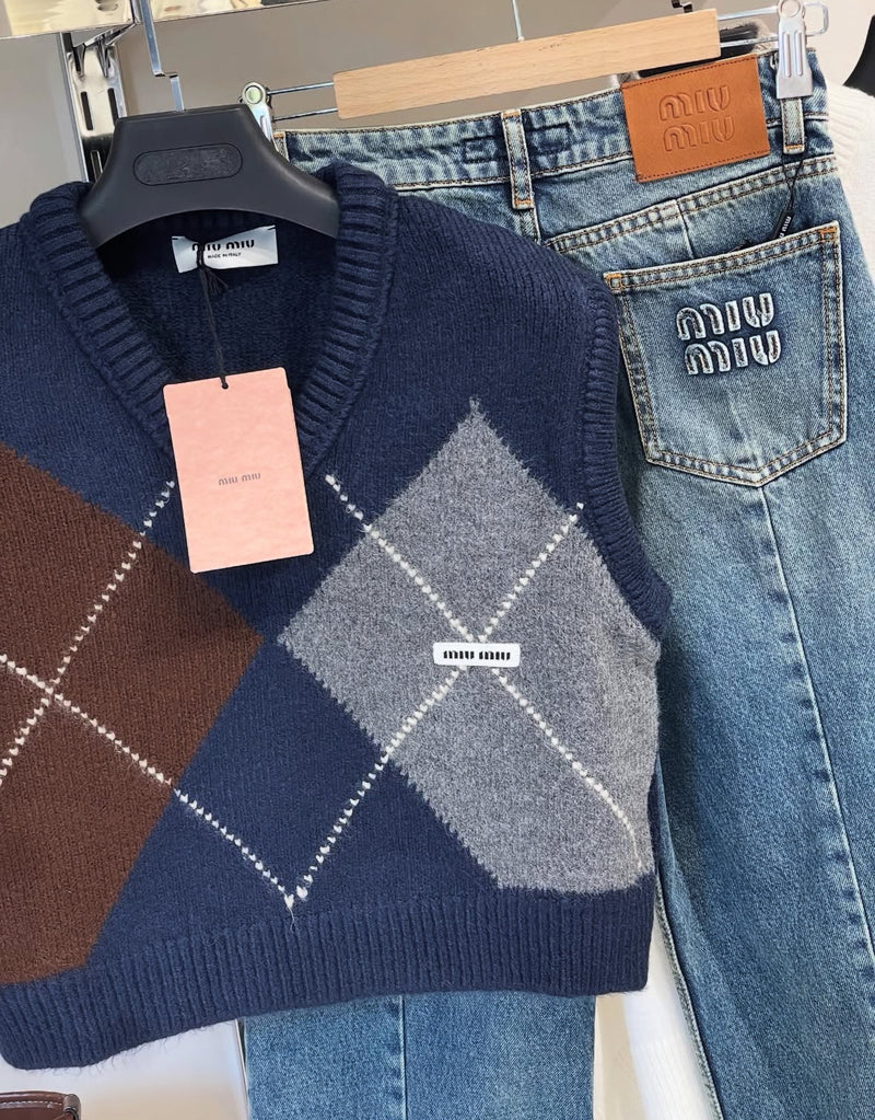 Dark Blue Women Sweater