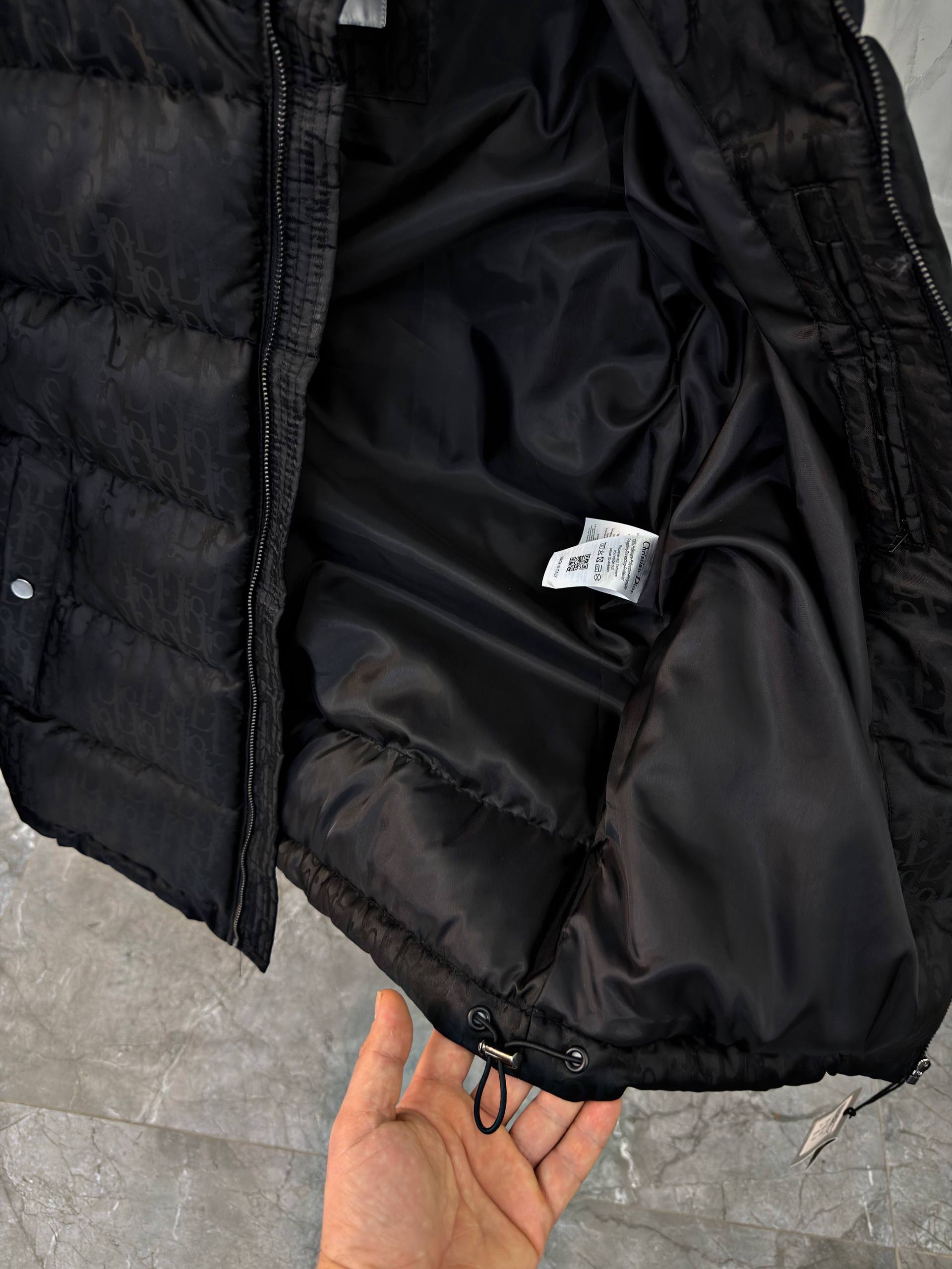 Black Puffer Monogram Jacket