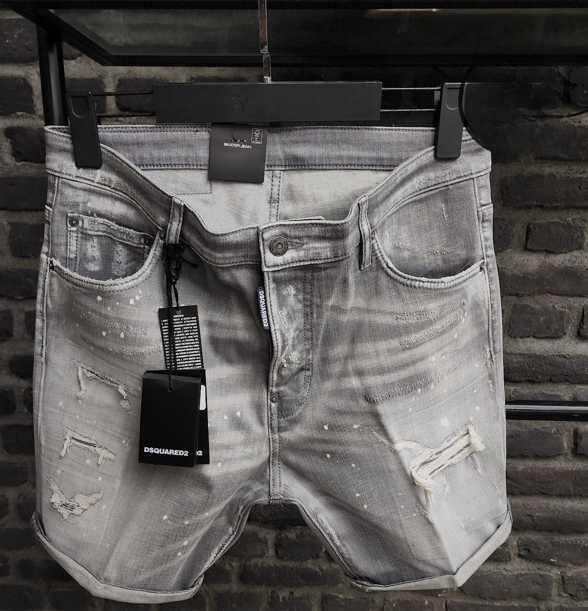 Grey Short Jeans