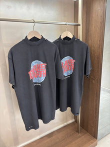 Dark Grey Cotton Oversized T-shirt