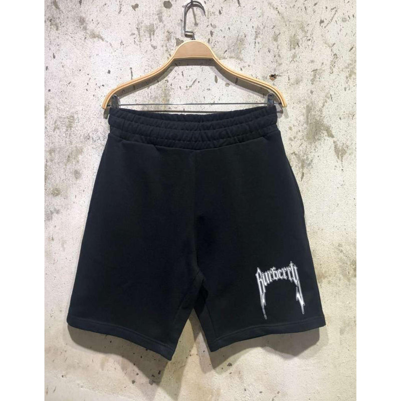 Black Cotton Shorts