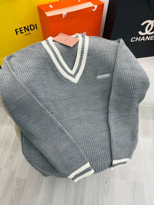 Grey Knitted Sweater