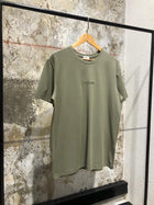Khaki Green Cotton T-shirt