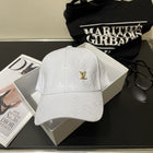 White Monogram Hat