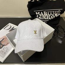 White Monogram Hat