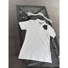 White Women Cotton Polo T-shirt