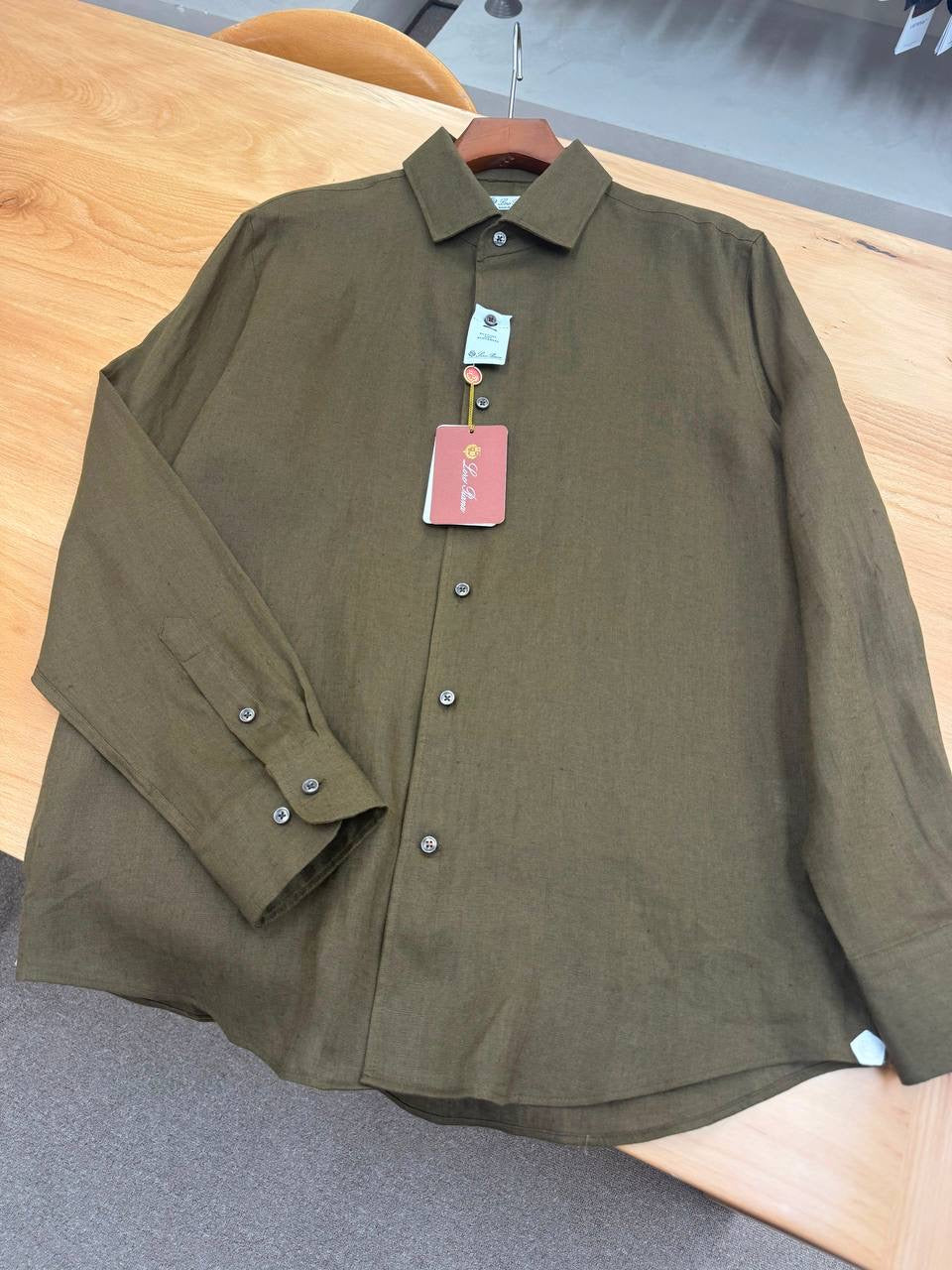 Green Linen Set