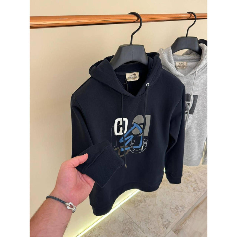 Dark Blue Oversized Hoodie