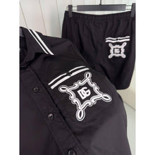 Black Cotton Summer Set
