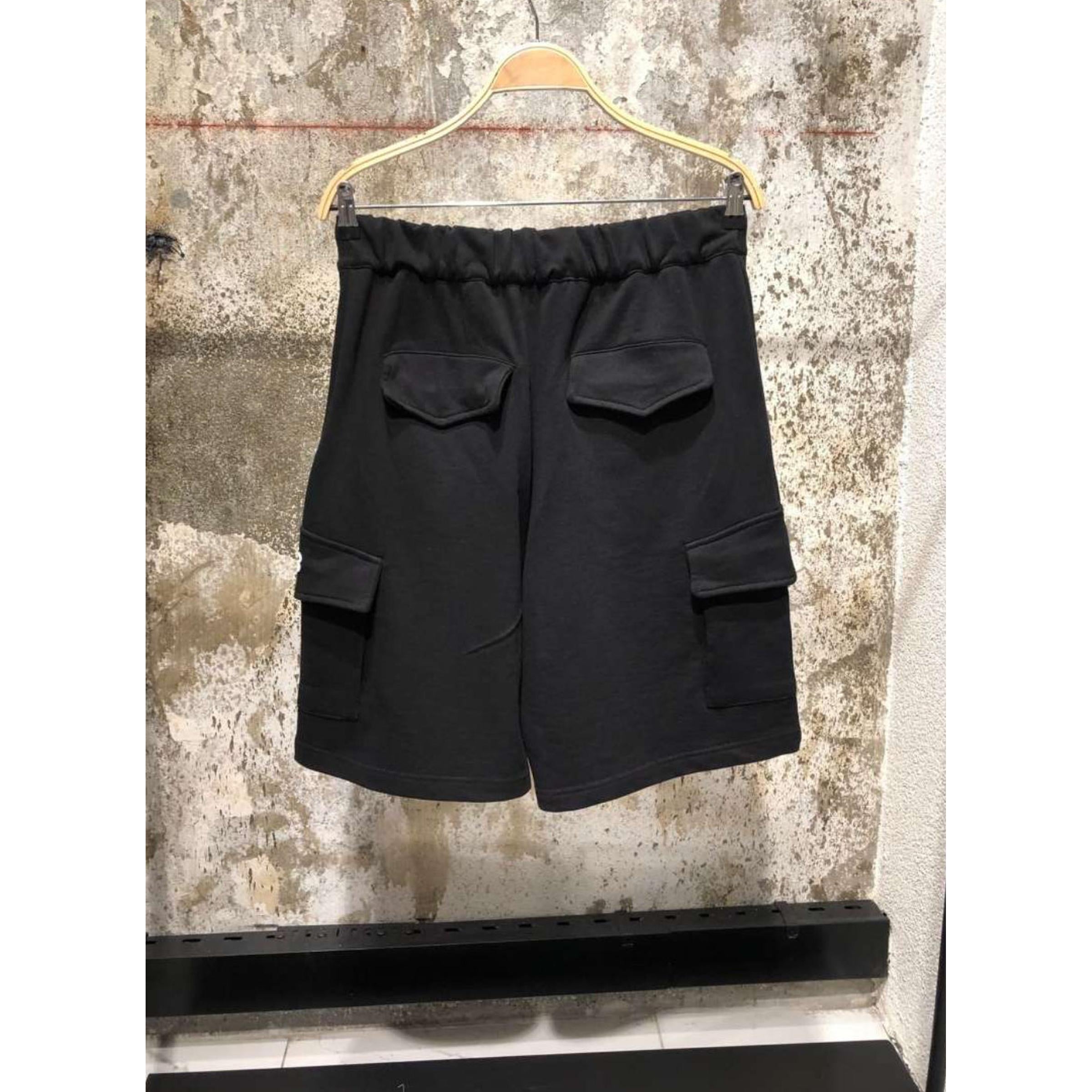 Black Cotton Shorts