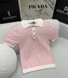 Pink Women Cotton T-shirt