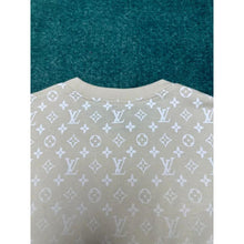 Beige Monogram Oversized T-shirt