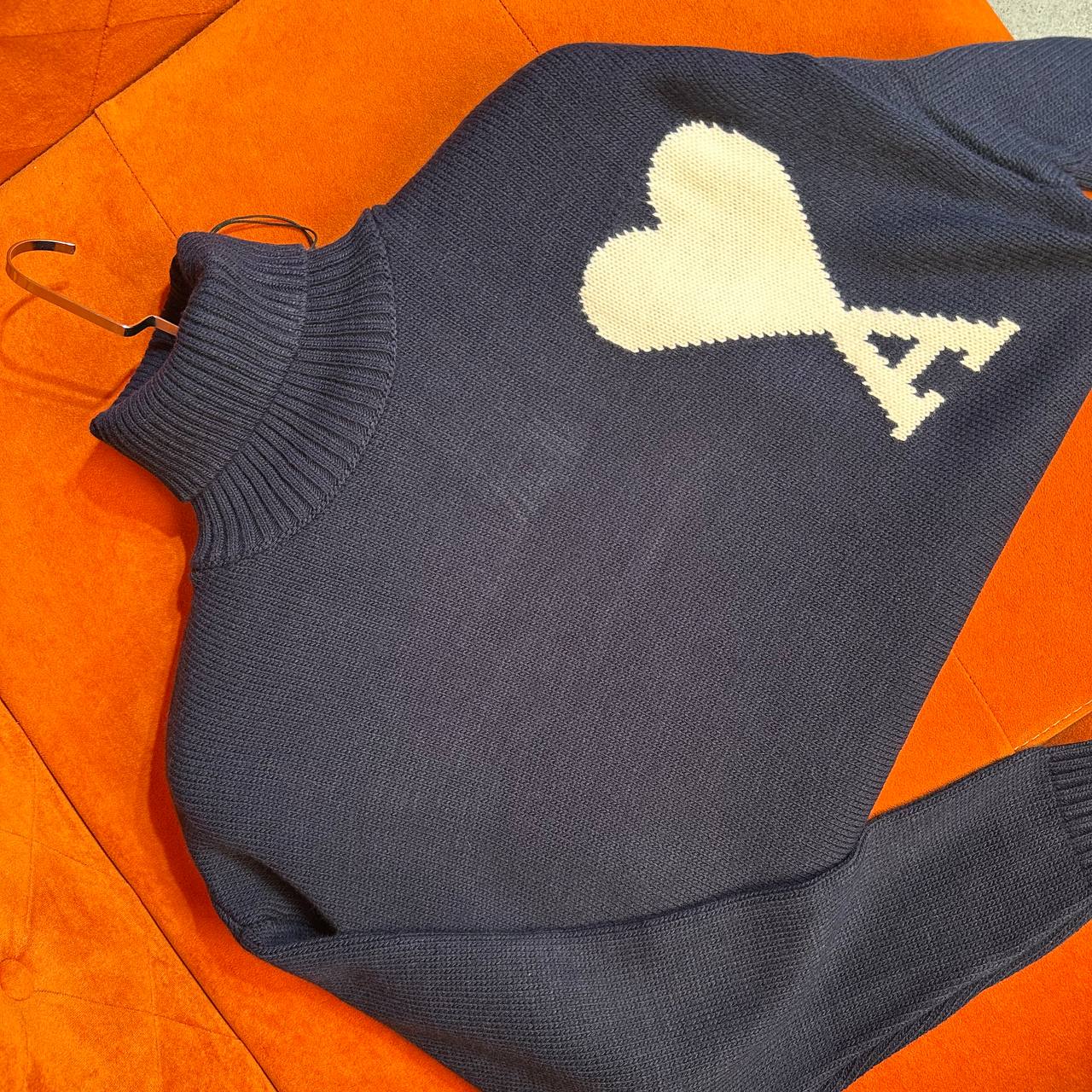 Dark Blue Wool Sweater
