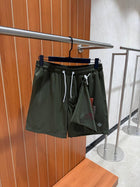 Dark Green Swim Shorts