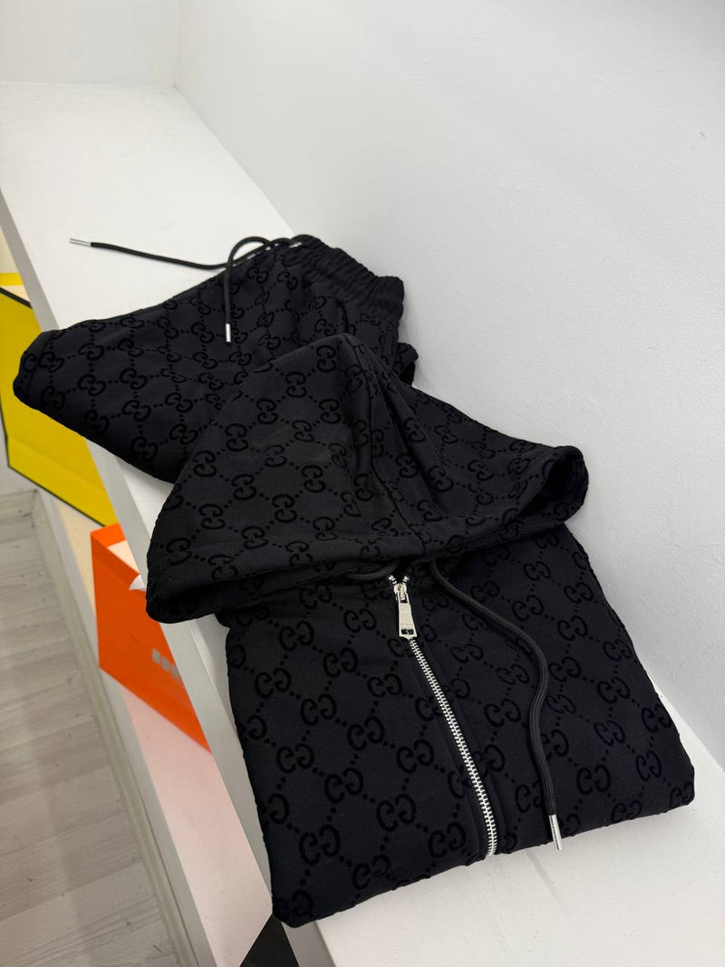 Black Women Cotton Tracksuit