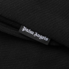 Black Cotton Track Pants