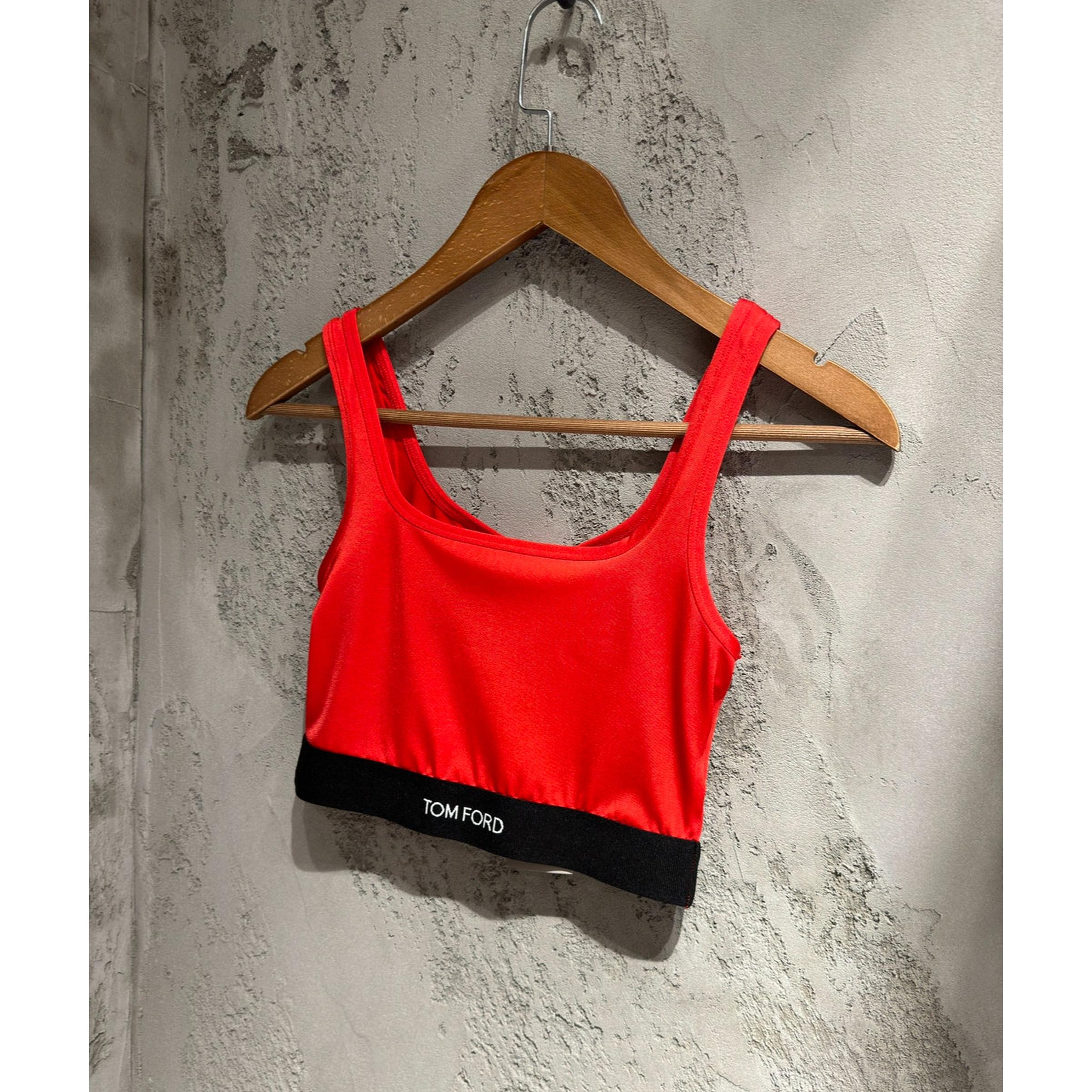 Red Women Crop Top