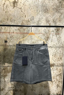 Grey Denim Shorts
