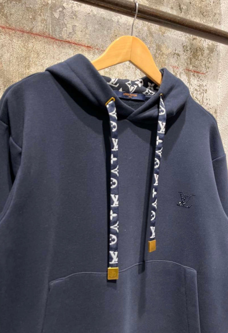 Dark Blue Oversized Hoodie