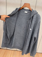 Grey Knitted Cardigan