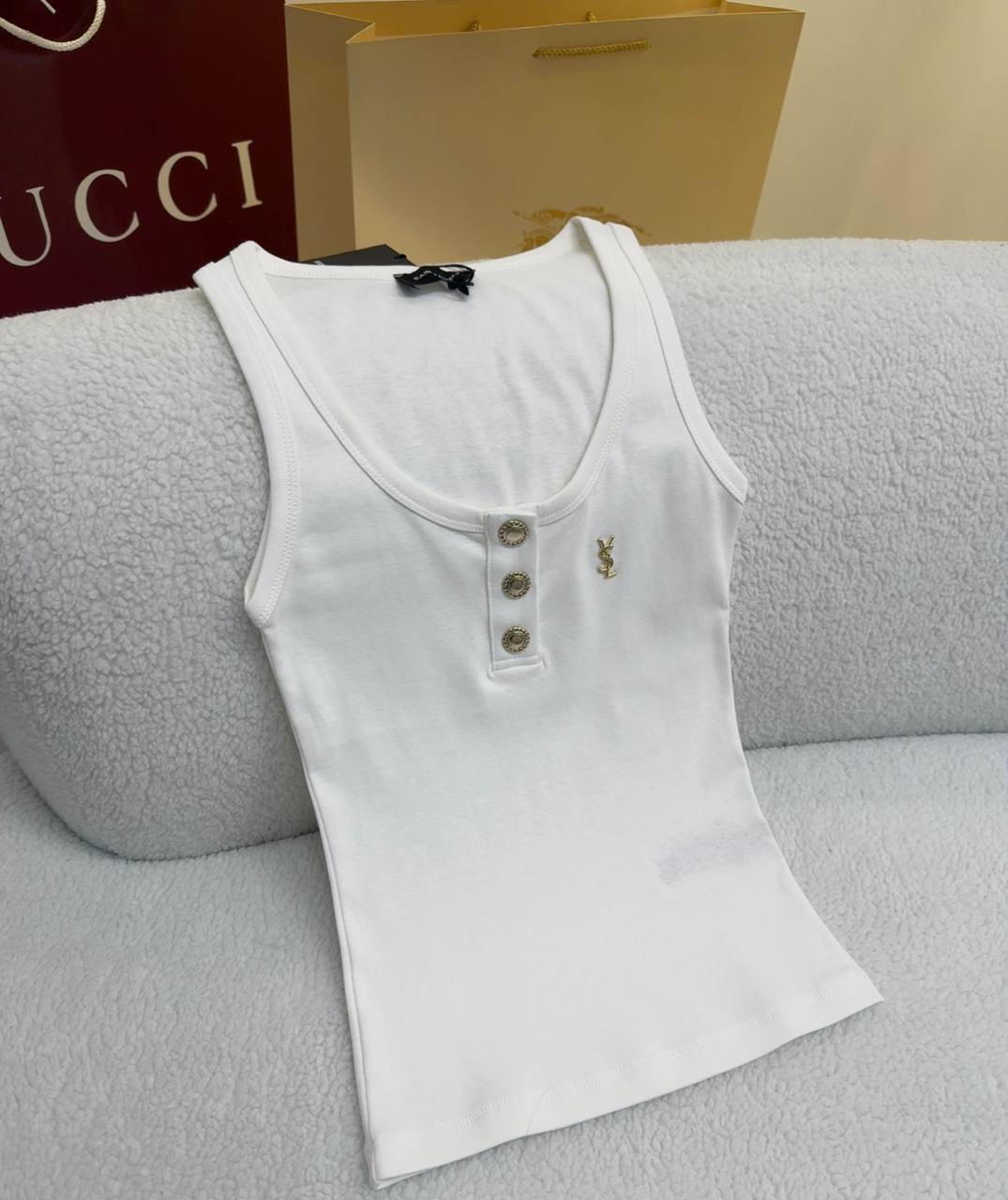 White Women Cotton Top