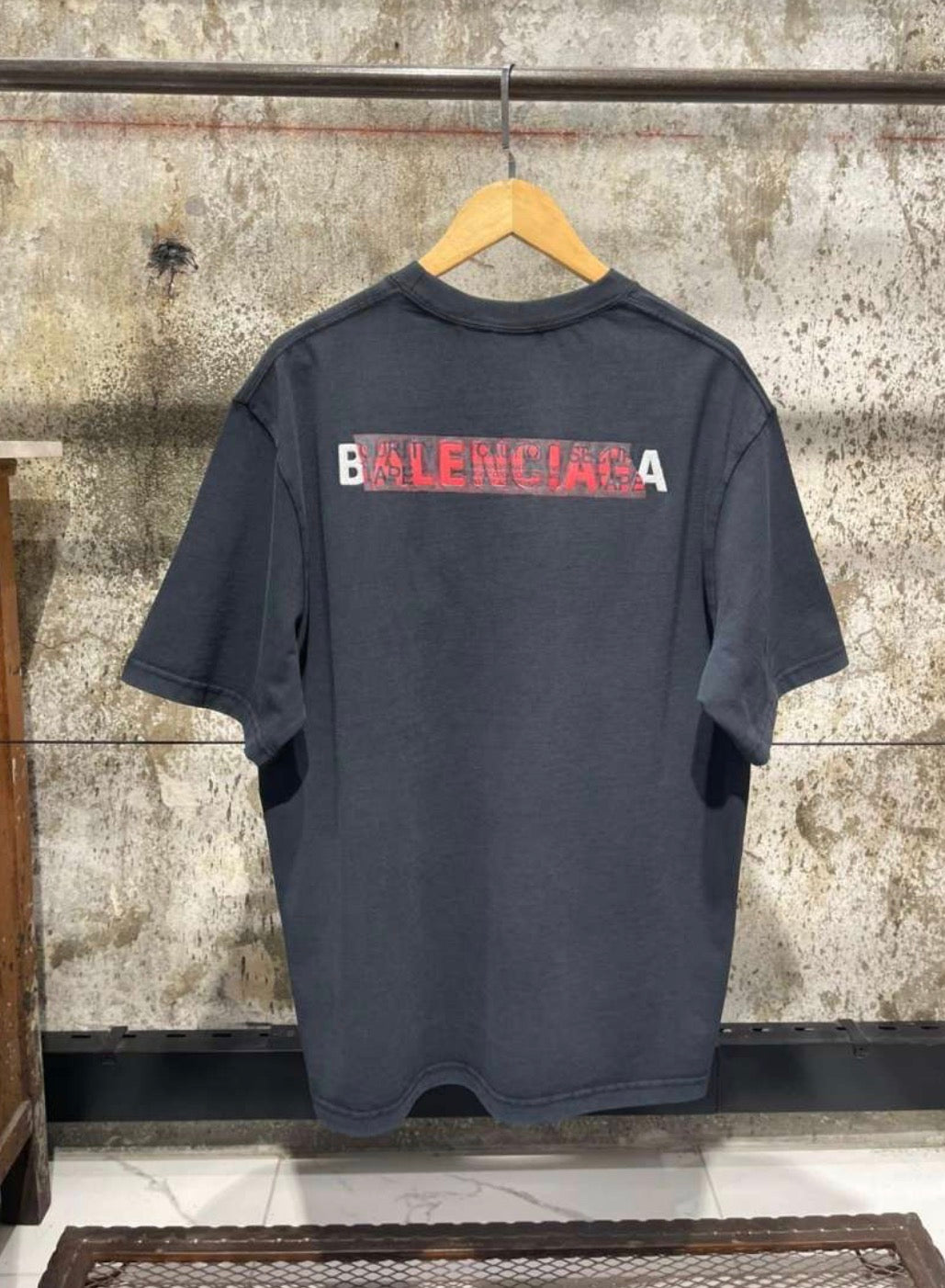 Dark Grey Cotton T-shirt