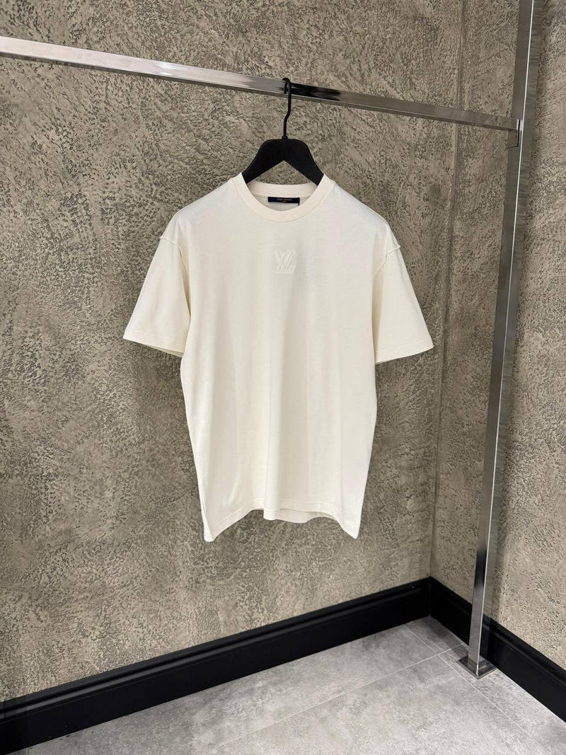 Ecru Cotton T-shirt