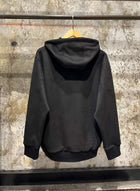 Black Cotton Hoodie