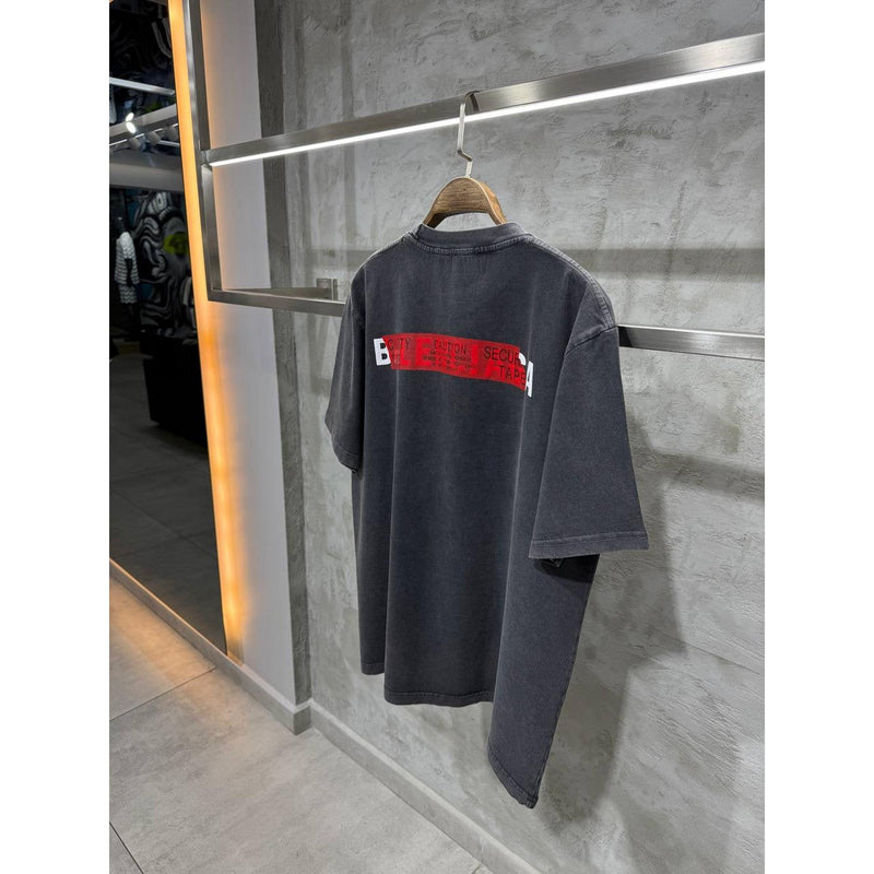 Dark Grey Cotton Oversized T-shirt