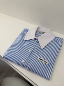 Baby Blue Women Shirt