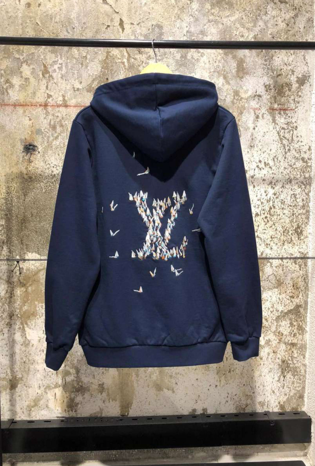 Dark Blue Oversized Hoodie