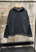 Black Cotton Hoodie