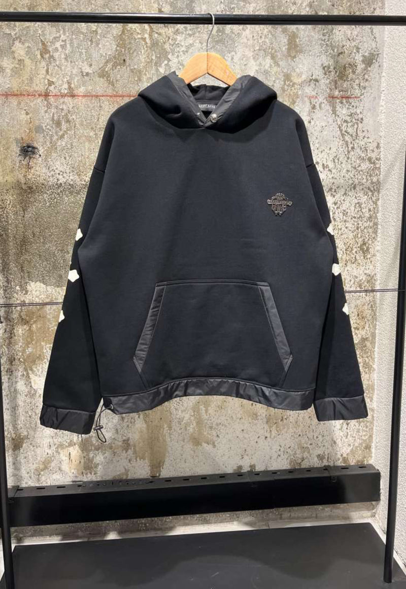 Black Cotton Hoodie