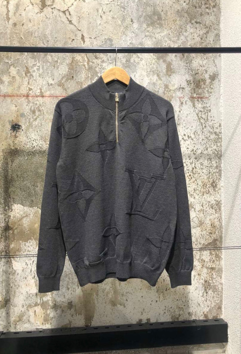 Black Zipper Sweater